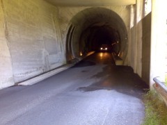Tunel v závěrečném úseku